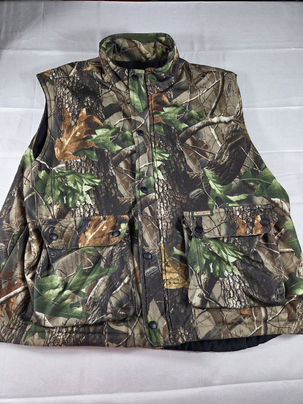 Remington Realtree Hardwoods Camo Insulated Hunting Vest Men's 2XL